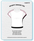 SPORTY RINGER TEE