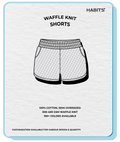 WAFFLE KNIT SHORTS