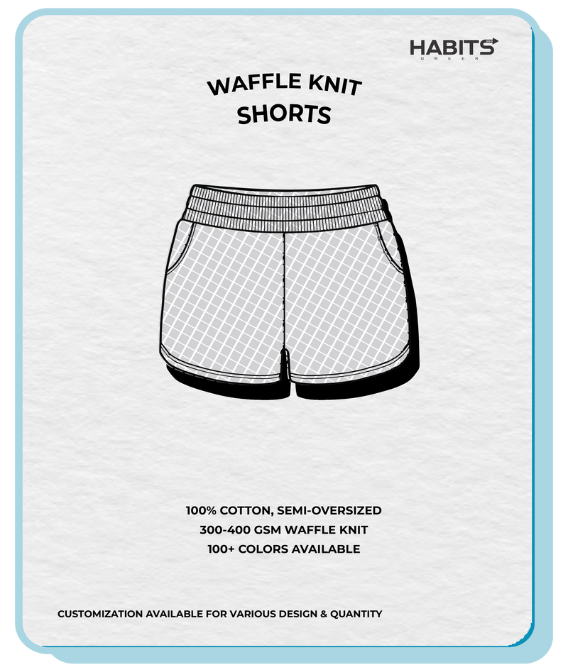 WAFFLE KNIT SHORTS