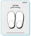 COTTON HOUSE SLIPPERS