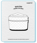QUILTED MAKE UP BAG