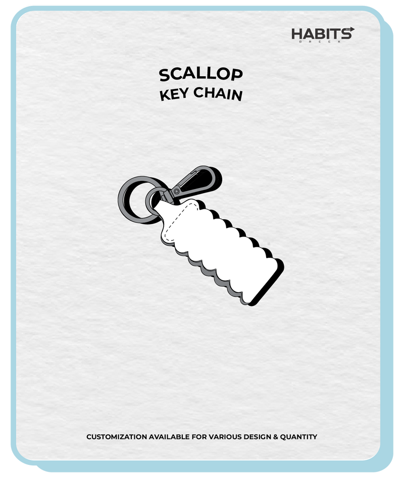SCALLOP KEY CHAIN