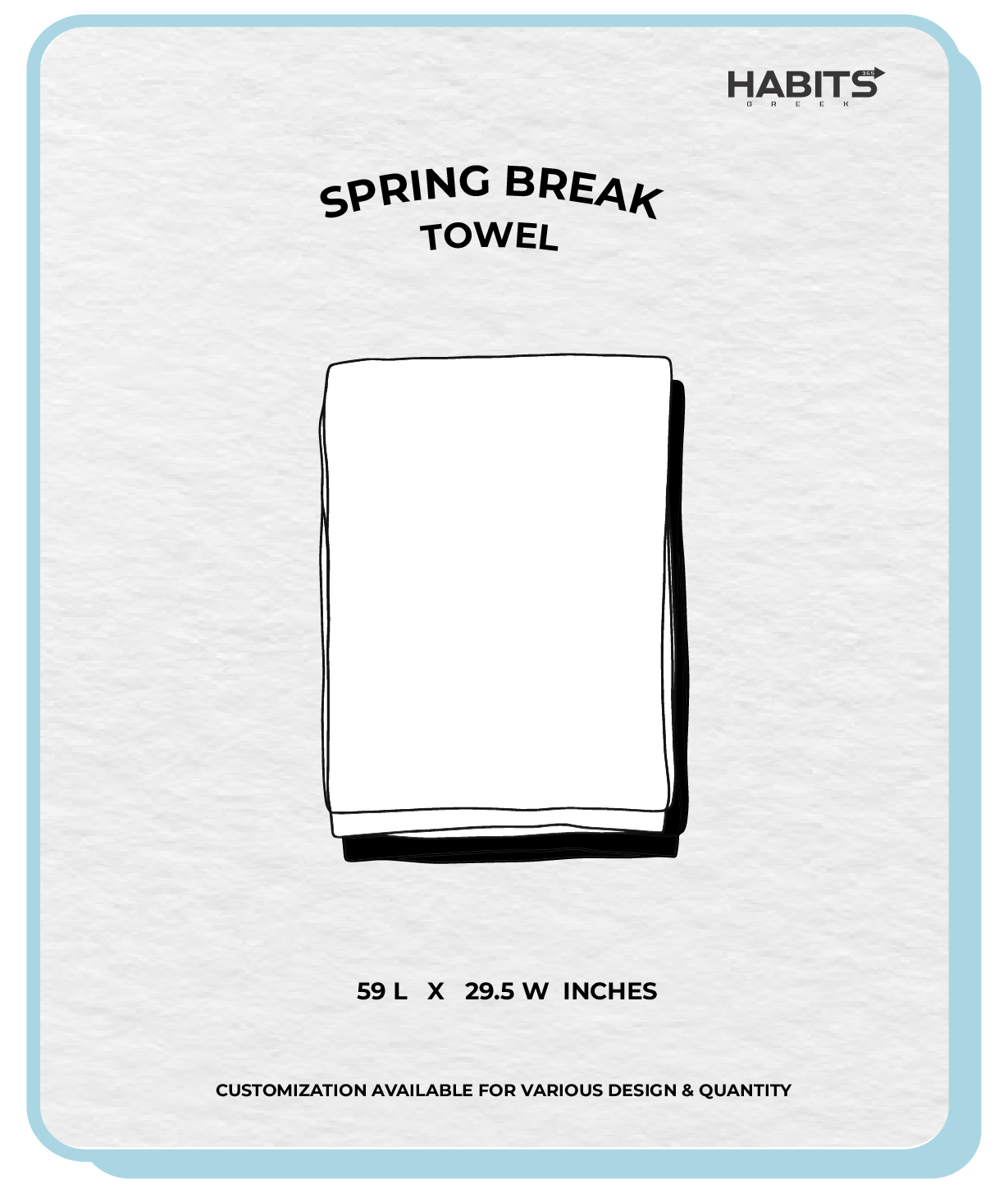 SPRING BREAK TOWEL