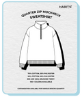 QUARTER ZIP MOCKNECK SWEATSHIRT