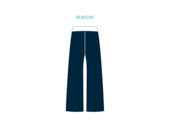 H3G-1065-Bryant University-Delta Zeta-WIDE LEG SWEAT PANTS
