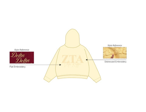 IN-0867-Louisiana State University-Zeta Tau Alpha-ZIP UP hoodie