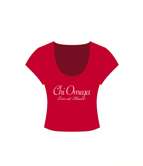 HG-0648 - University of Evansville - Chi Omega Scoop Neck