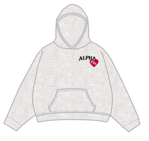 H3G-0303 - UM - Alpha Phi Hoodie