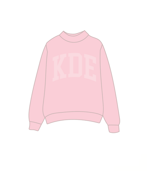 HG-0601 - Dartmouth College - Kappa Delta Epsilon Mockneck - Pink