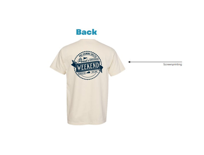 H3G-2184-University of KentuckyPhi Gamma Delta- BASIC TEE CREAM
