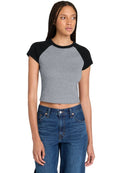 Bella + Canvas - Micro Rib Raglan Baby Tee - 1201
