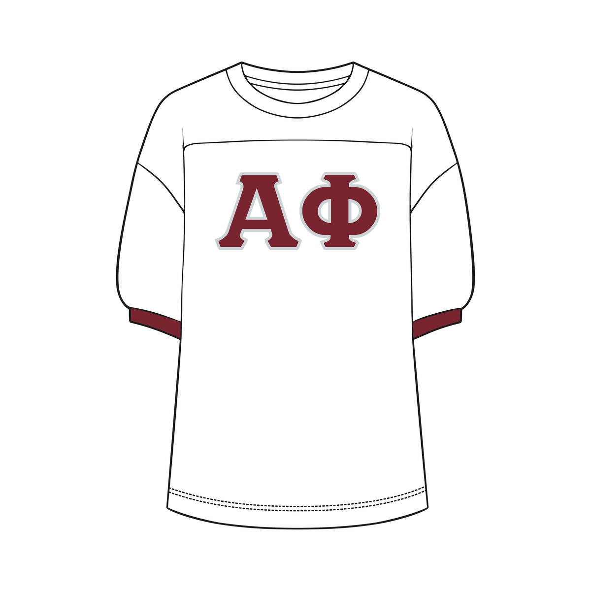 Bid Day Jersey Shirt - Alpha Phi