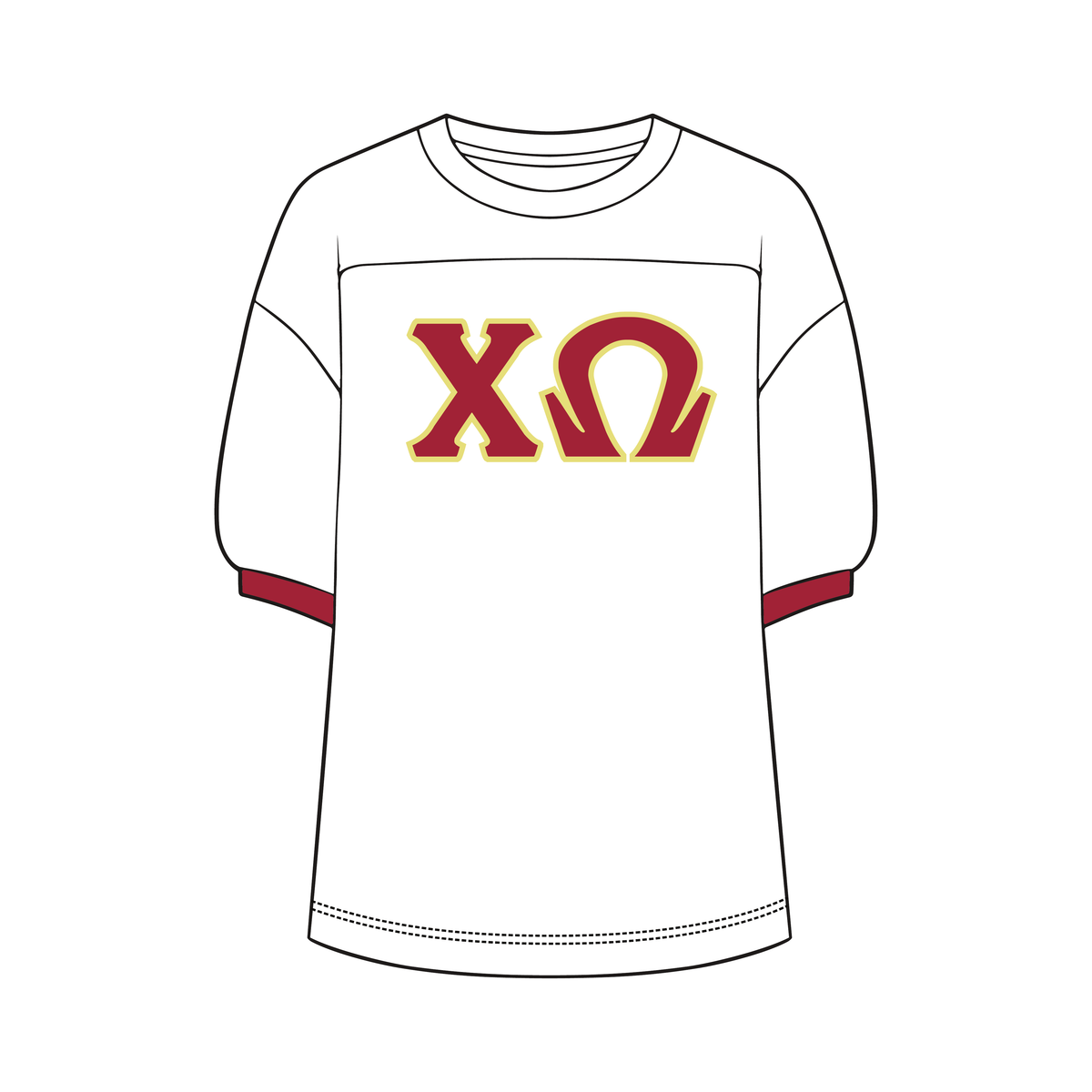 Bid Day Jersey Shirt - Chi Omega