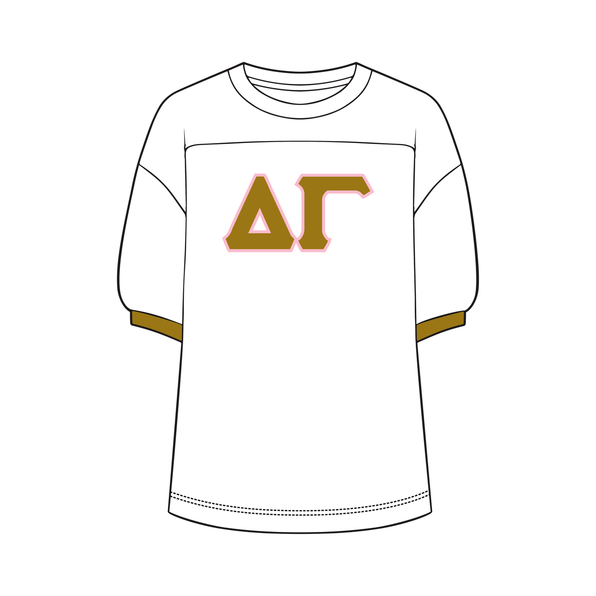 Bid Day Jersey Shirt - Delta Gamma
