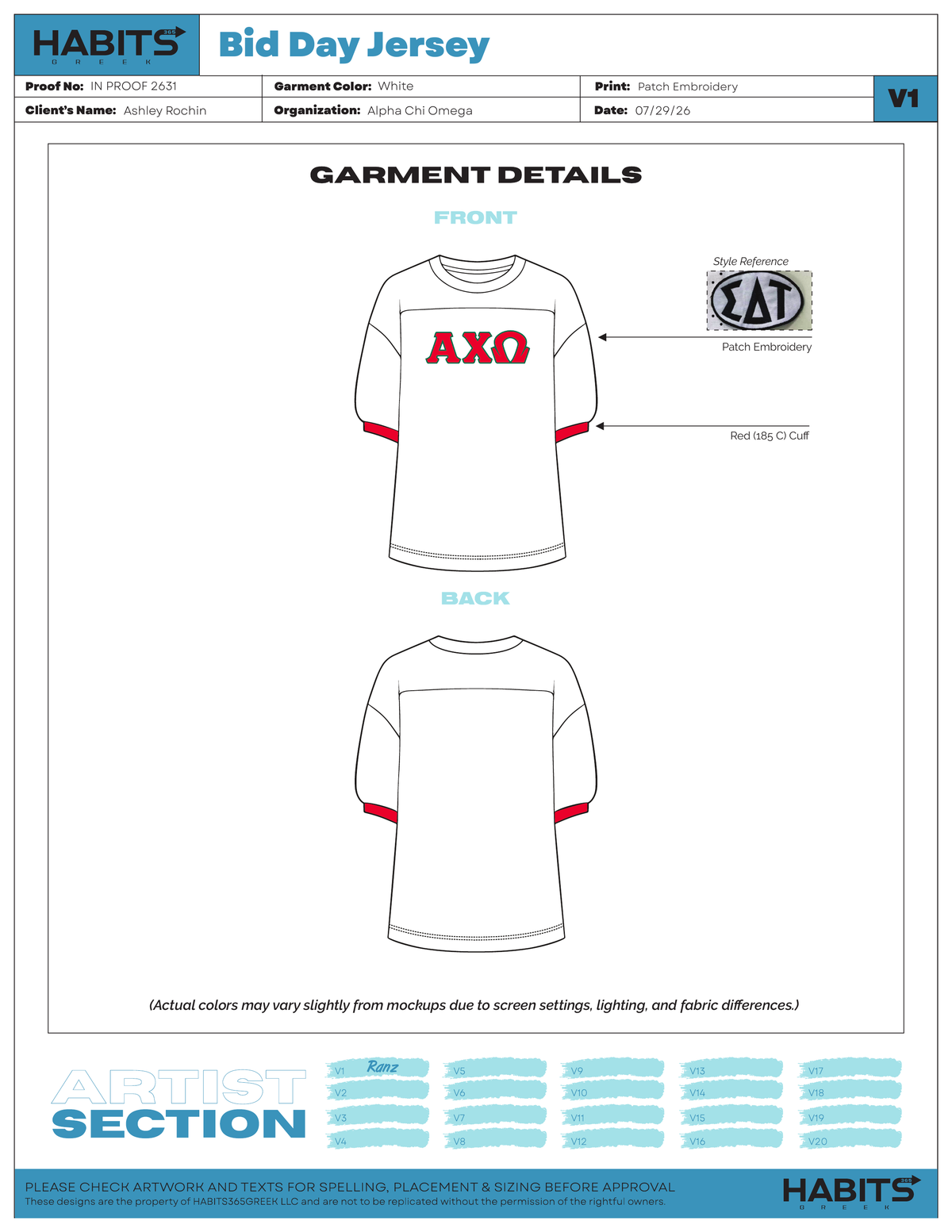 Bid Day Jersey Shirt - White