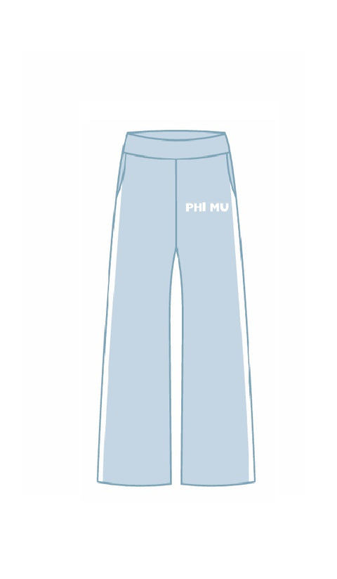 HG-0893 - Rutgers University - Phi Mu Light Blue Sweatpants