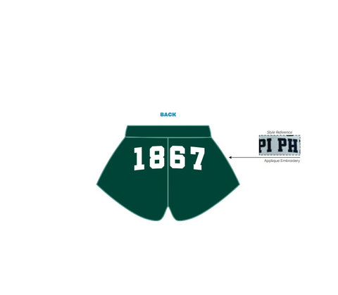 H3G-0795-University of Iowa-Pi Beta Phi-Booty shorts