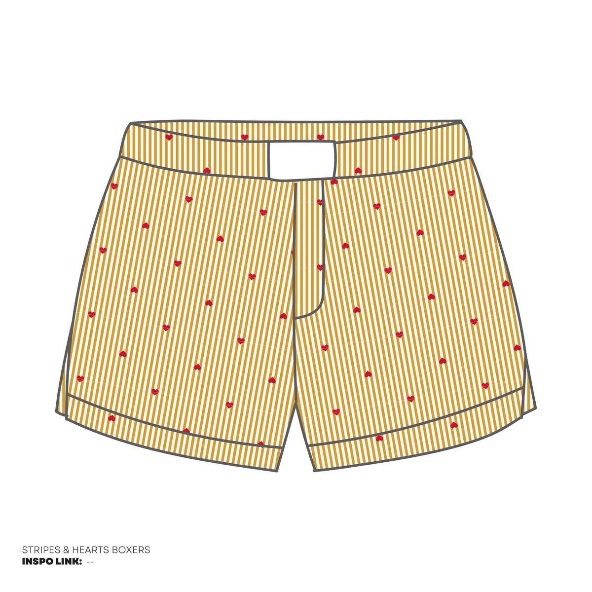 Boxer Shorts - BOXERS - Golden Rod
