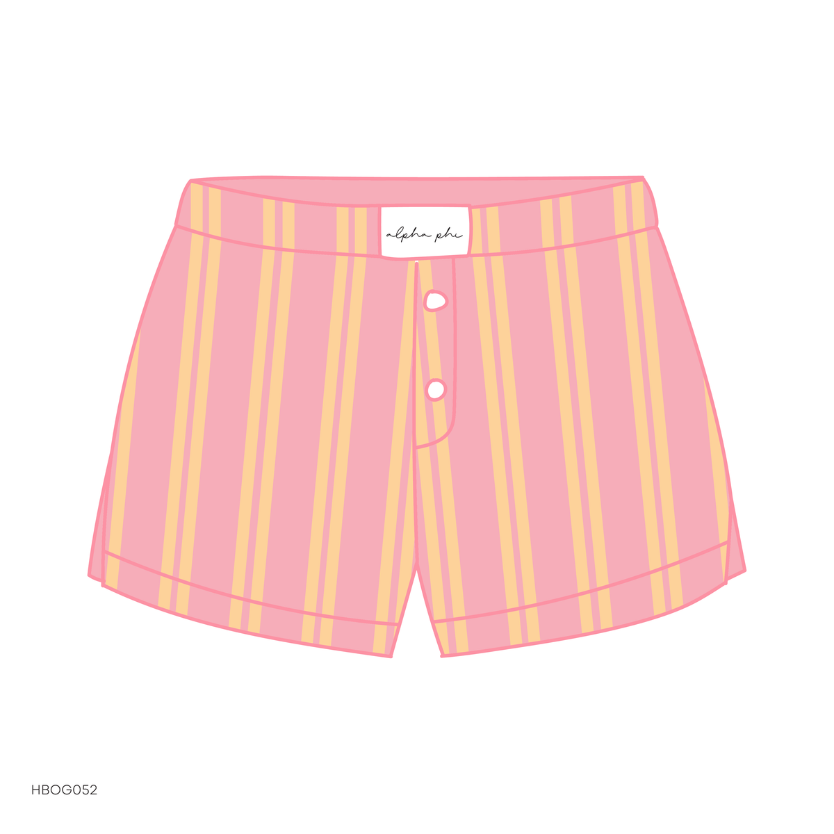 Boxer Shorts - HBOG052 - Bubblegum Pink
