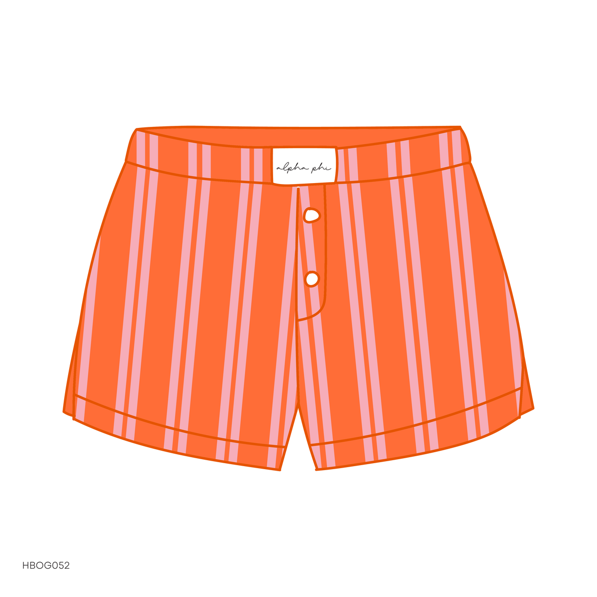 Boxer Shorts - HBOG052 - Coral