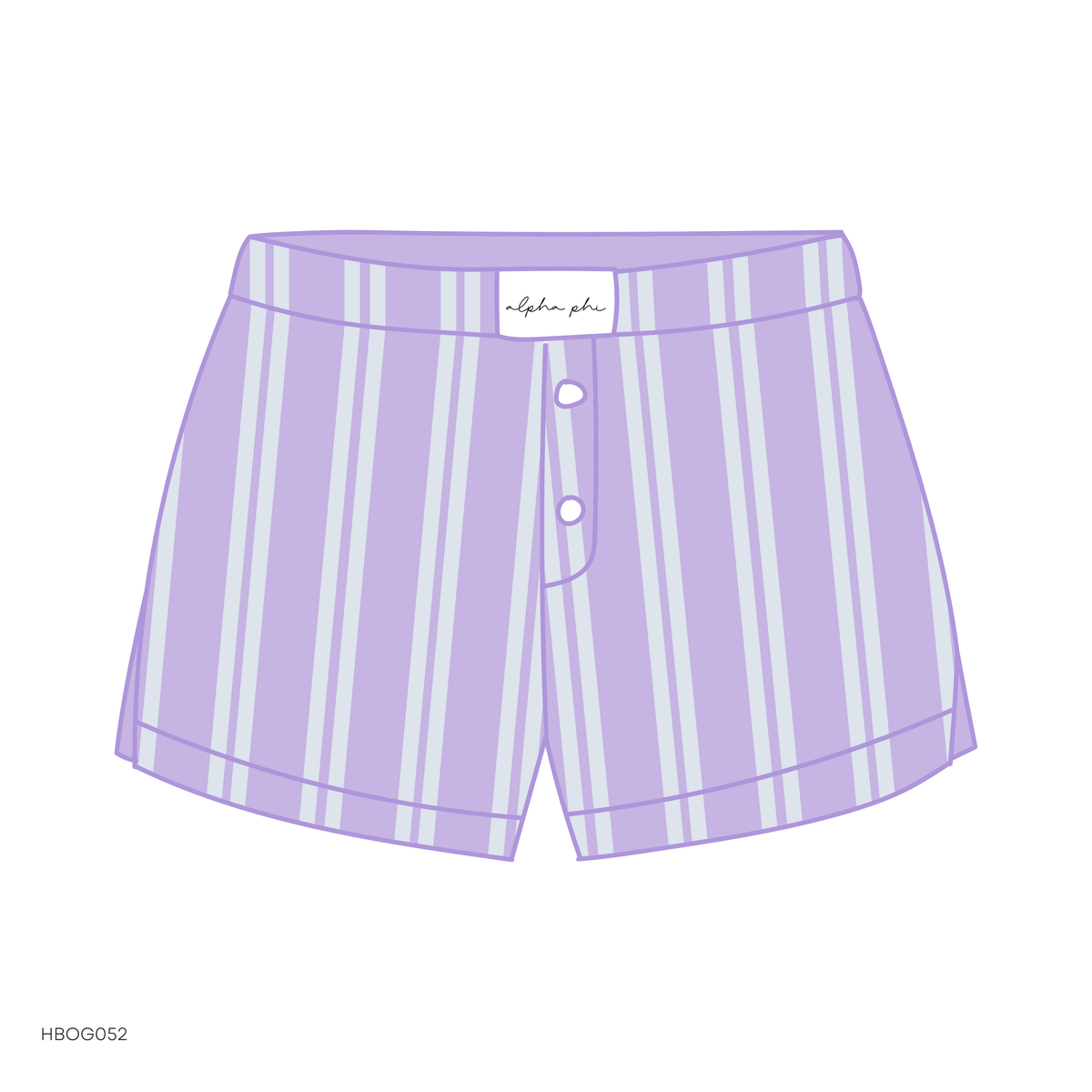Boxer Shorts - HBOG052 - Periwinkle
