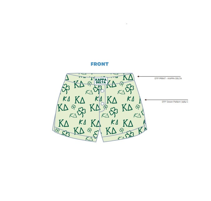 H3G-2487-University of Oregon-Kappa Delta-BOXER SHORTS