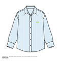 Button Downs - Classic Stripe - Baby Blue