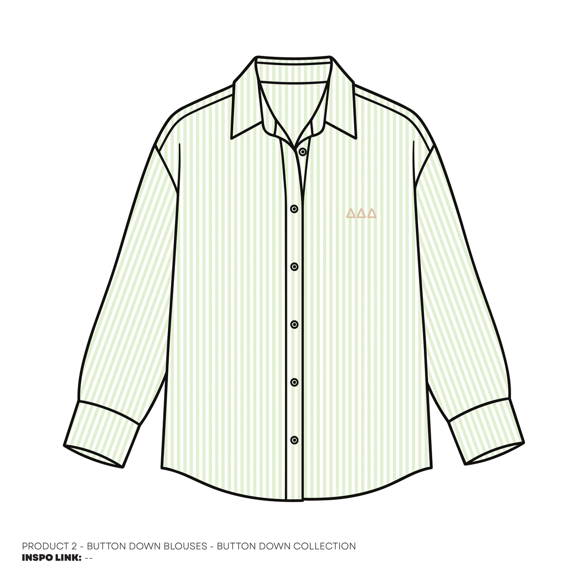 Button Downs - Classic Stripe - Mint