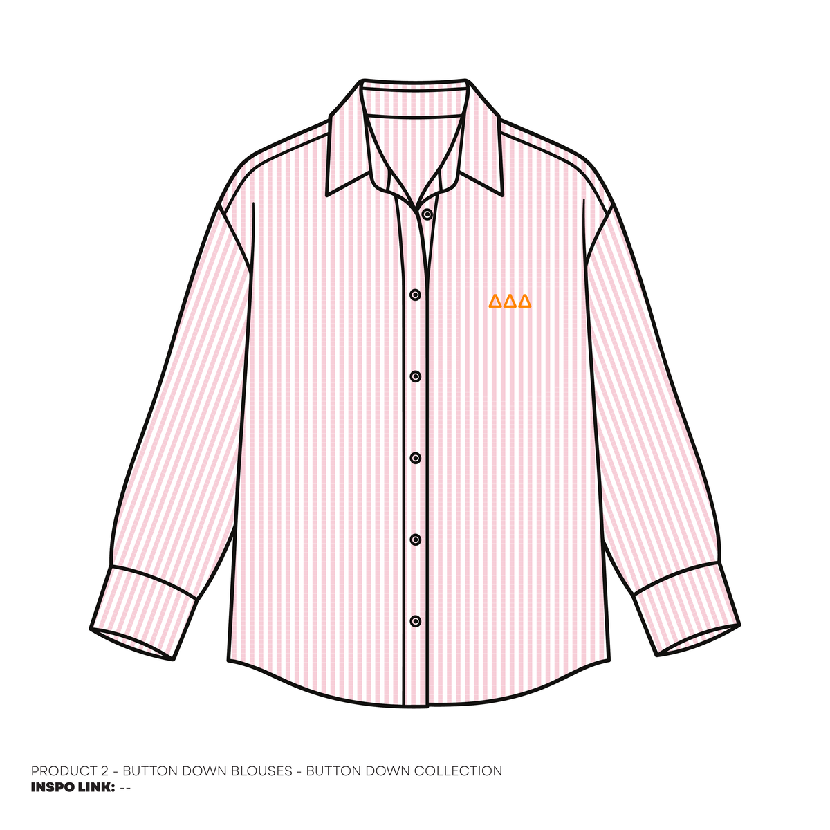 Button Downs - Classic Stripe - Pink