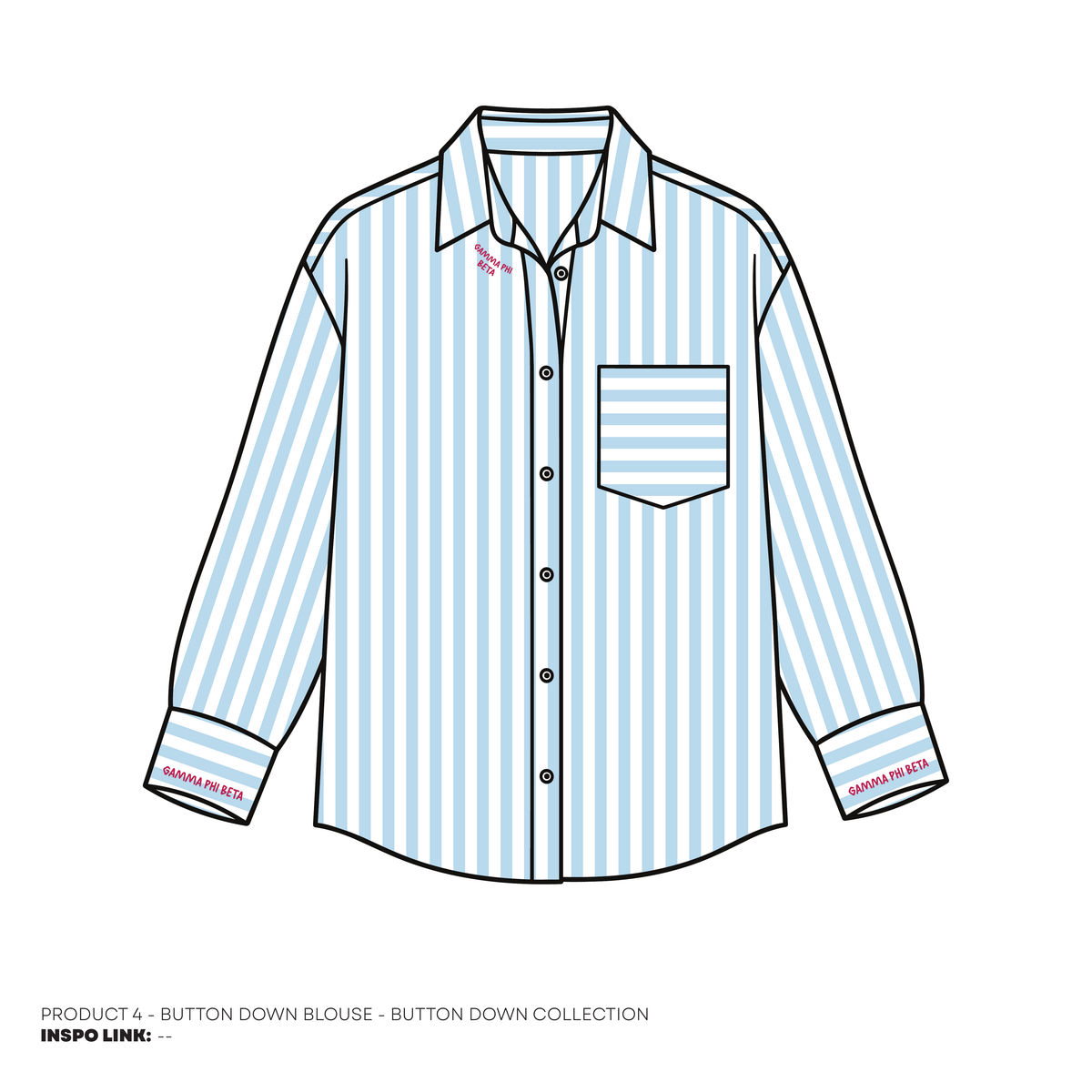 Button Downs - Embroidered Cuff - Default