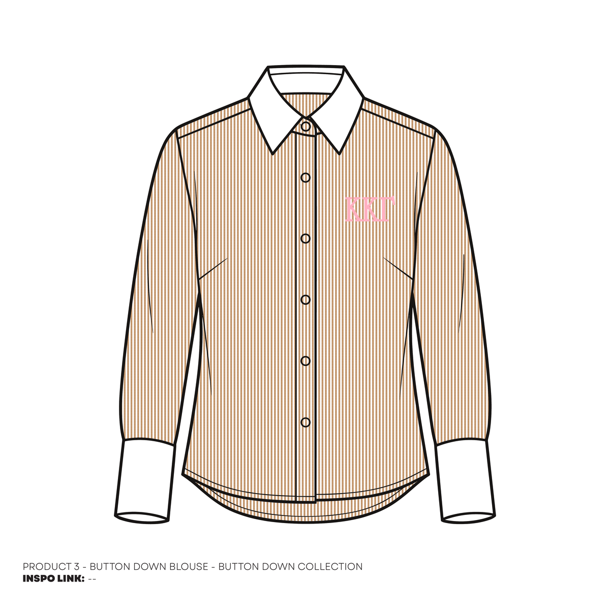Button Downs - White Collars - Brown
