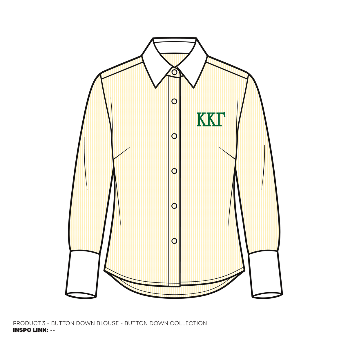 Button Downs - White Collars - Yellow