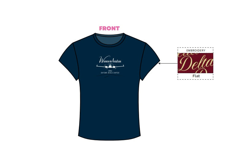 H3G-2385-Embry-Riddle Aeronautical University-Women in Aviation-CLASSIC TEE