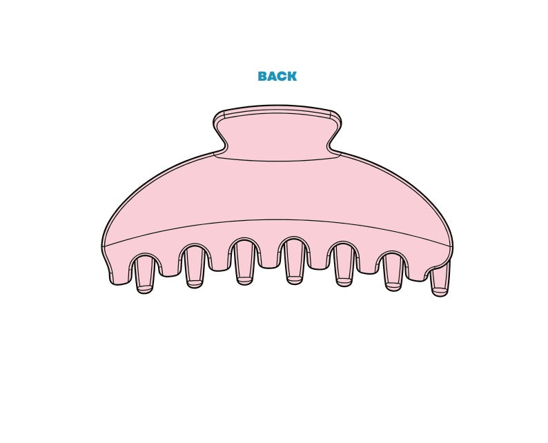 H3G-2731-Northeastern University-Delta Zeta-CLAW CLIP PINK