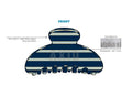 H3G-2702-Miami Ohio University-Alpha Xi Delta-BEDAZZLED HAIR CLIP(NAVY)