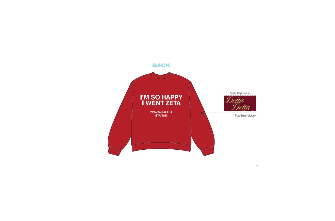 H3G-1242-University of North Carolina at Charlotte-Zeta Tau Alpha-CREWNECK