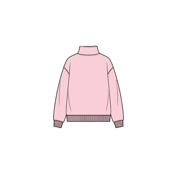 H3G-1919-University of Iowa-Women in Business-QUARTER ZIP PINK