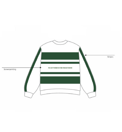 IN-0284 - University of Miami - UM Girl Gains Crewneck