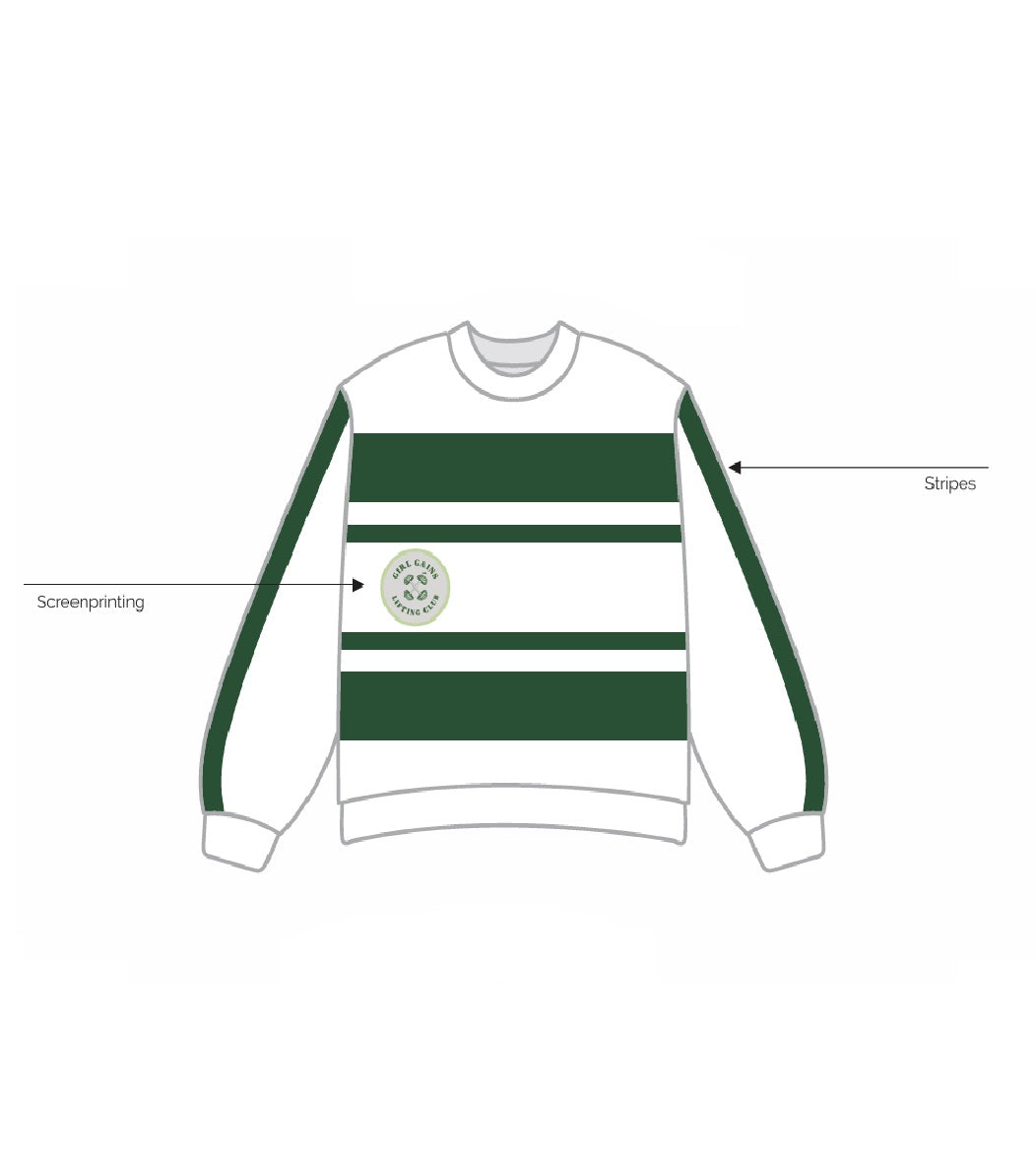 IN-0284 - University of Miami - UM Girl Gains Crewneck