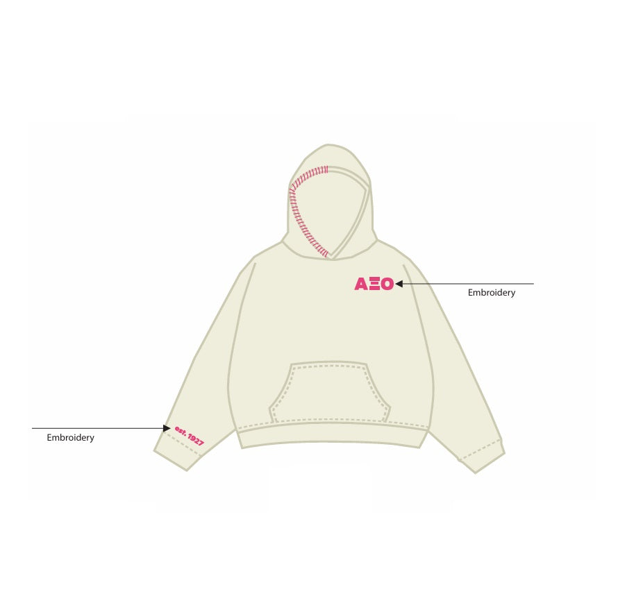 HG-0931 - University of Redlands - Alpha Xi Omicron Hoodie