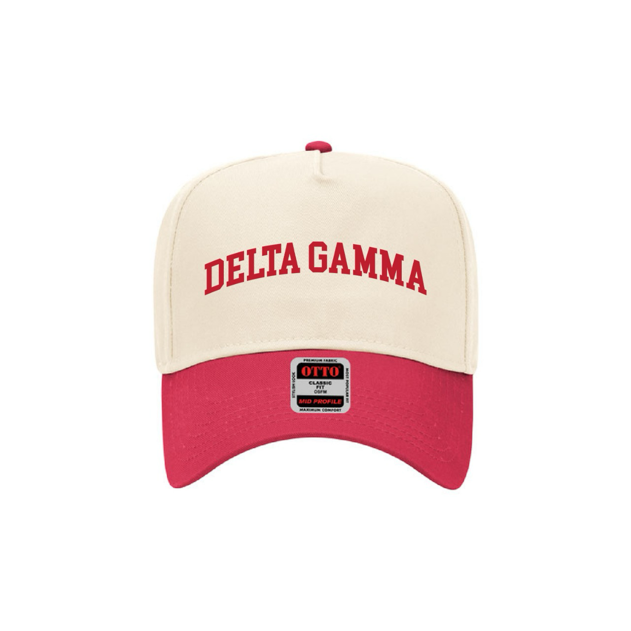 Delta Gamma X Texas Puff Print Embroidery  Hat
