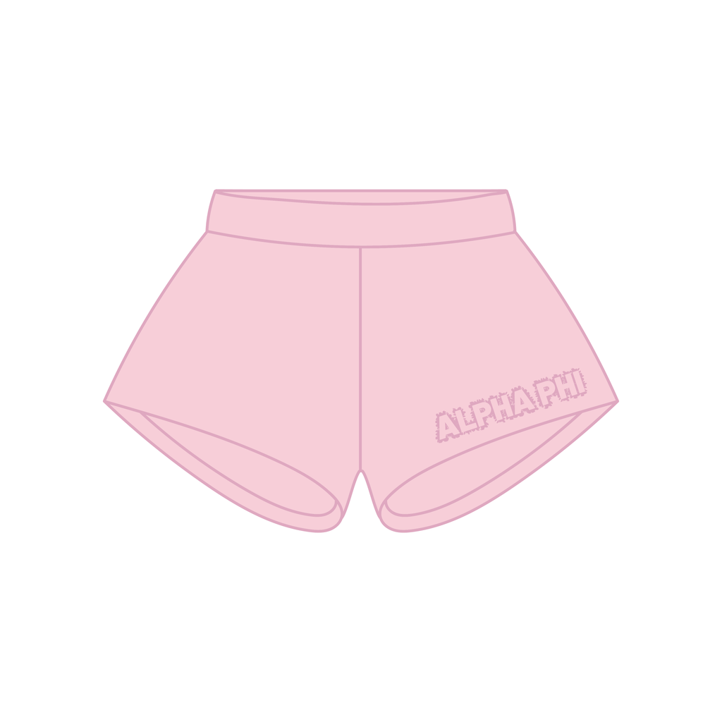 Distressed Zip Up Sets - Baby Pink