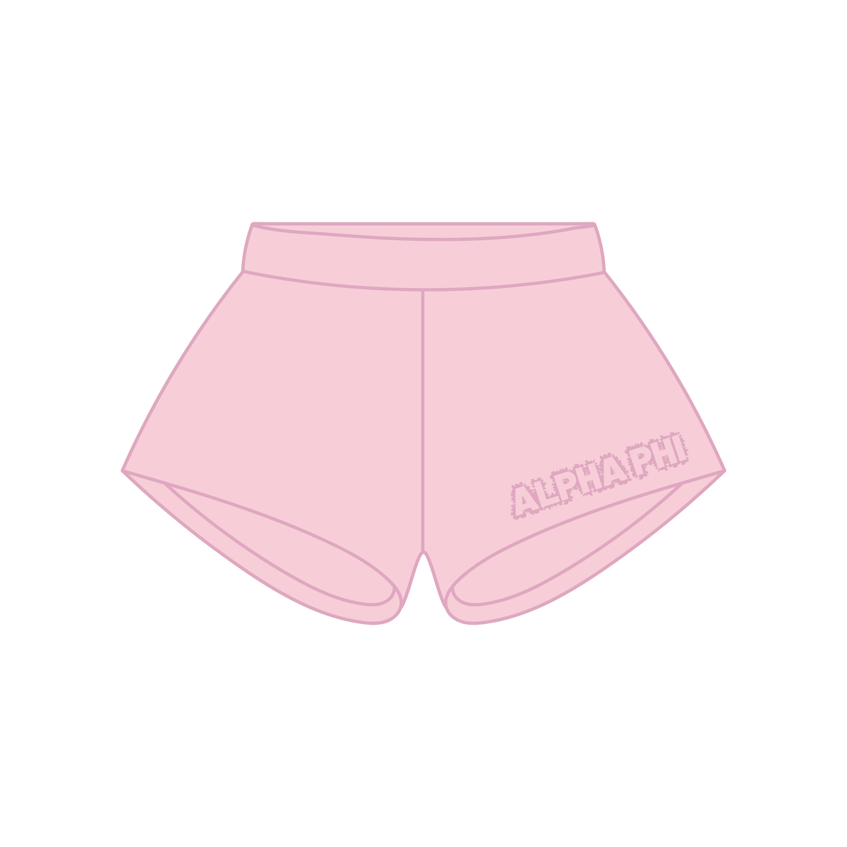 Distressed Zip Up Sets - Baby Pink