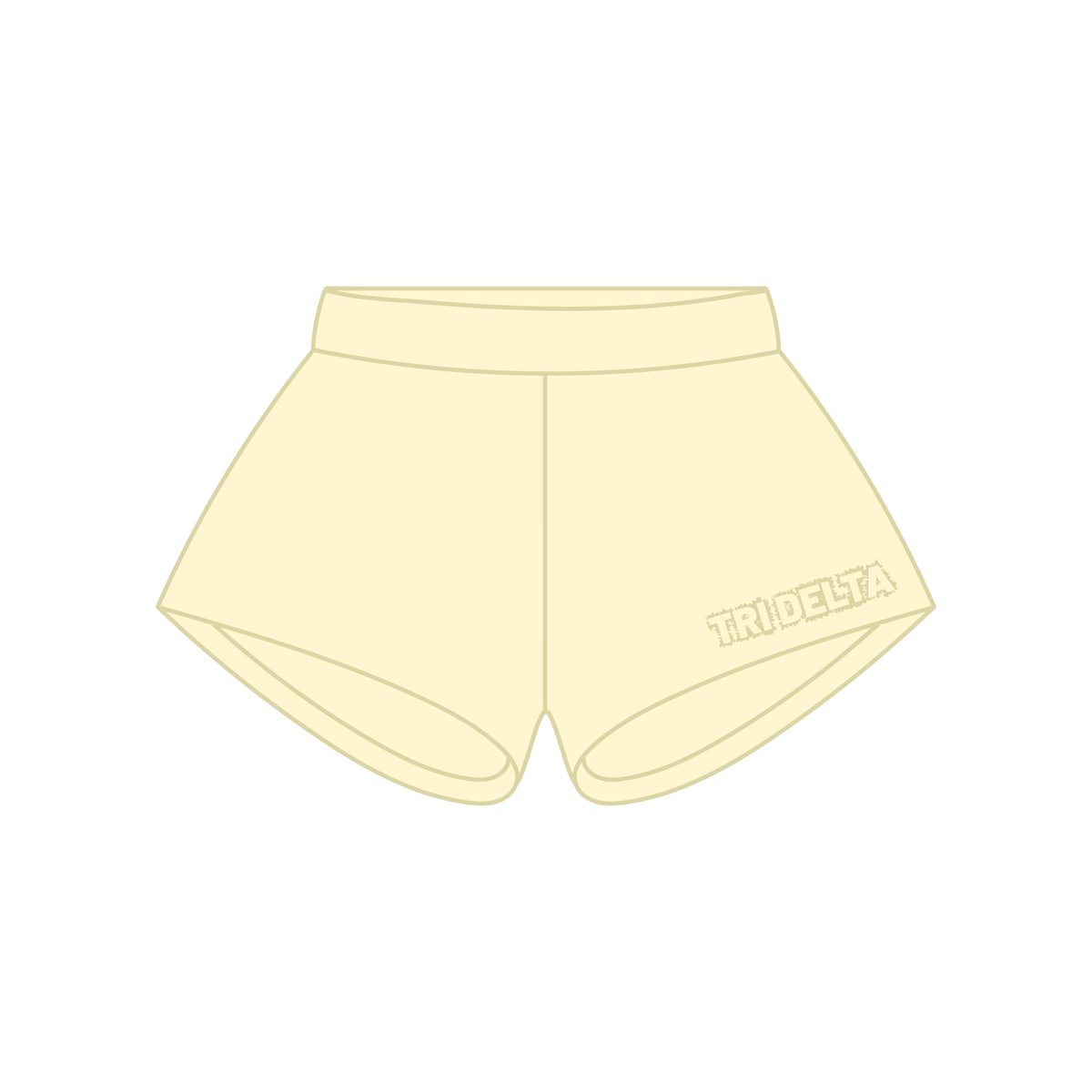 Distressed Zip Up Sets - Butter Yellow
