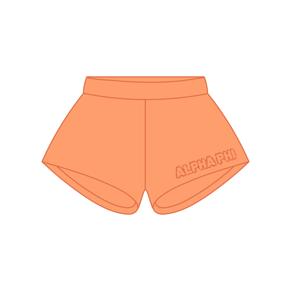Distressed Zip Up Sets - Light Orange