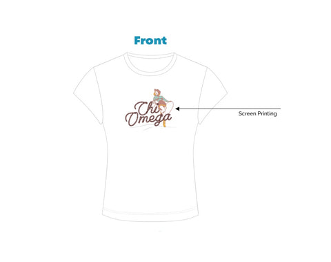 H3G-1003-Austin Peay State University-Chi Omega-Baby Tee