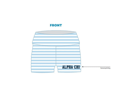 H3G-0608-University of Vermont-Alpha Chi Omega-FOLD OVER SHORTS