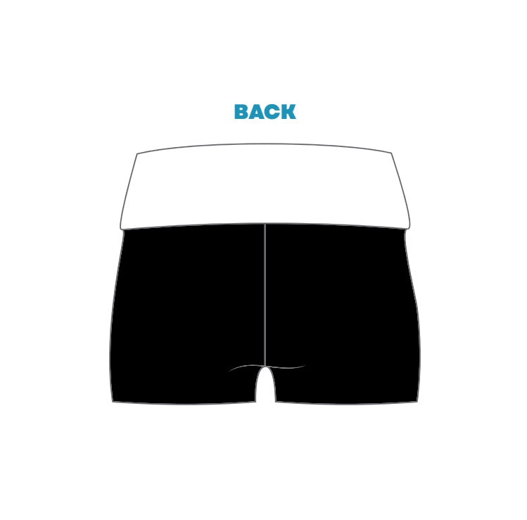 H3G-1388 - Quinnipiac University - Alpha Chi Omega Fold Over Shorts