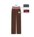 H3G-2886-University of Kentucky-Delta zeta-FOLD OVER WIDE LEG PANTS