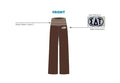 H3G-2501-University of New Hampshire-Chi Omega - Sorority-FOLD-OVER WIDE LEG PANTS